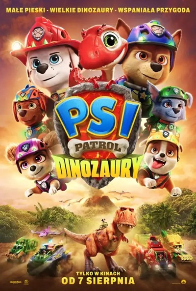 Plakat wydarzenia:  PSI PATROL I DINOZAURY 