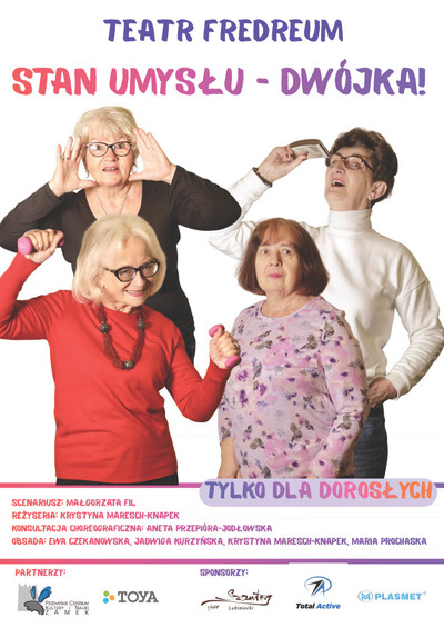 Plakat wydarzenia:  TEATR FREDREUM - STAN UMYSŁU - DWÓJKA 